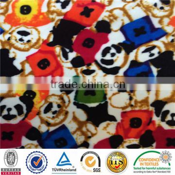 100% polyester printed baby blanket fabric soft and warm