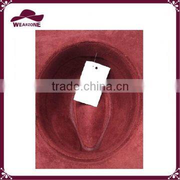 2016 Hot Selling Faux Suede Panama Hat With Chain Trim photo-5