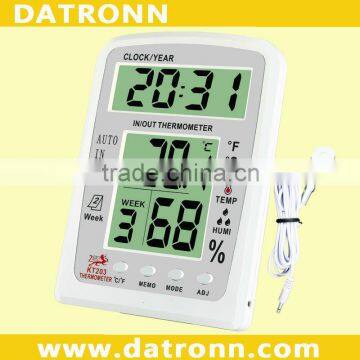 KT203 indoor outdoor large display thermometer