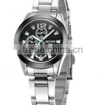 SKONE 7063 Small Dial Women Man Japan Quartz western watches
