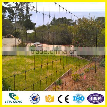 Hanqing Galvanized 96 inch fixed-knot wire mesh deer fene manufacture