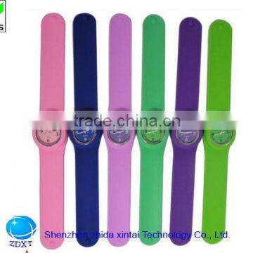 silicone snap watch band rubber slap smart watch