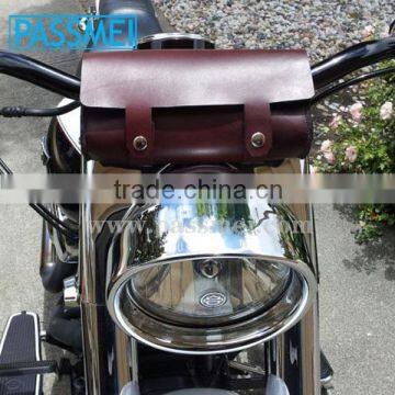 Bike Accessories Genuine Cowhide Leather Bike Bag photo-4