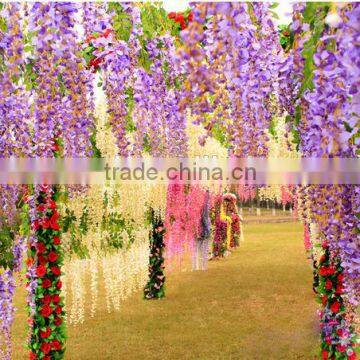 Artificial Wisteria Flower for Indoor Decoration
