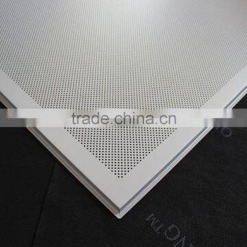 Customized Flat Perforated Panel Metal Ceiling Suspended Ceiling Board Aluminum Lay In Ceiling photo-4