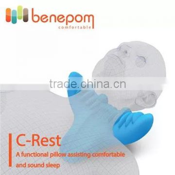 Benepom C-REST/Cushion/Massage/C-curve/Travel Neck Pillow/Neck Massage Pillow