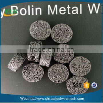 Alibaba China stainless steel compressed knitted wire mesh gasket 0.1mm wire diameter (in stock)