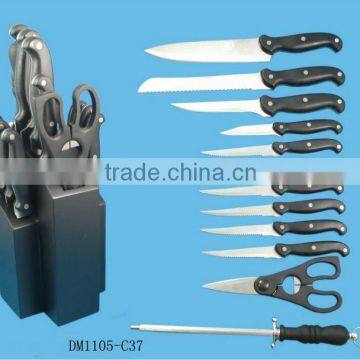 9PCS knife set professional kitchen knife with bakelite handle