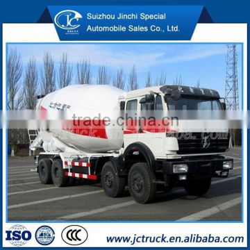 China hot sale North Benz 8X4 16CBM Concrete mixer truck price for sale