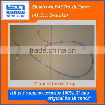Throttle lever: Shindaiwas B45 41.5cc brush cutter spare parts and accessories