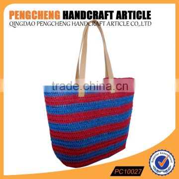 Beautiful Colors Of The Paper Straw Beach Bag manufacturers