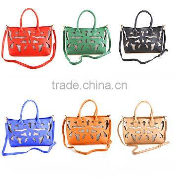 High Quality Fashion Casual Lady Leather Tote Bag photo-3