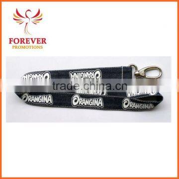 3/4" Cotton Custom Silk Screen Printing Neck Lanyard