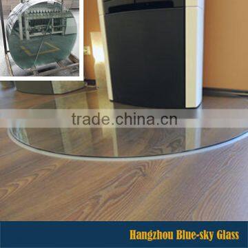 LT 6mm 8mm custom design tempered glass fireplace floor plates