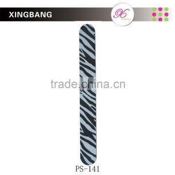 Professional Salon Nail File, Manicure & Pedicure Tools With Zebra Design, Trimmed Nail Tools