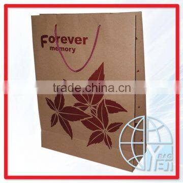 food brown kraft paper bag with zipper