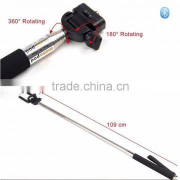 High Quality Wireless Monopod Selfie Stick, With Bluetooth Remote Shutter for Iphone 6 & 6 Plus photo-4