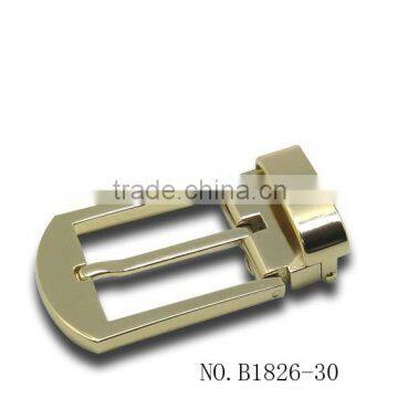 30mm real gold plated pin clip buckle