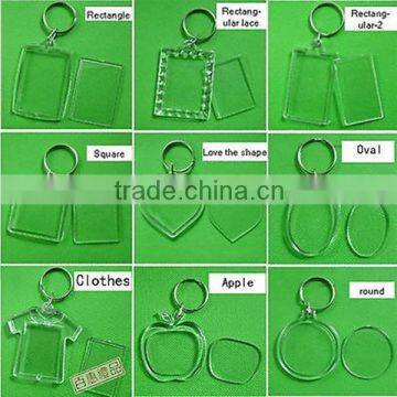 Customized clear acrylic keychains wholesale