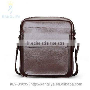 Compact Leisure Man Bag Genuine Leather Well Hold I PDA Mini Good Quality Metal