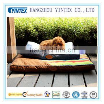 Waterproof large square pet beds dog bed