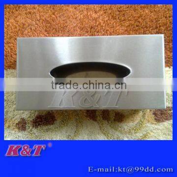 high quality square stainless steel tissue box