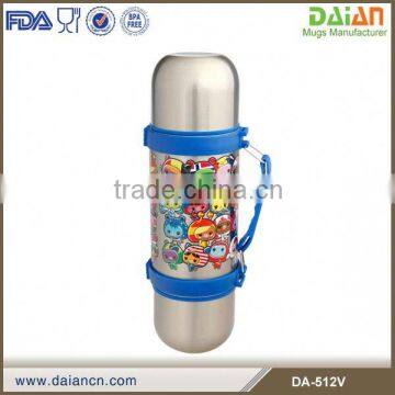 Custom printed 650ml hot beverage large coffee thermos