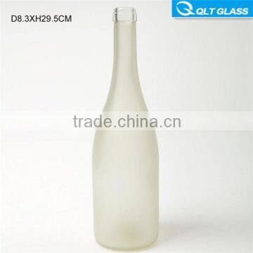 750ml glass liquor bottle frosted glass wine bottles vodka glass bottles .                        
                                                Quality Choice