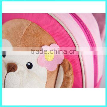 China Supplier 2015 Cartoon Plush Toy Monkey Baby Girl Backpack, Kids Backpack photo-6