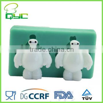 Baymax Non-stick Silicone Icing Candy Mould