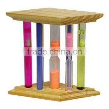 wooden sand timer