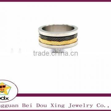 High Quality Couple Rings for Women Men Cubic Zirconia Wedding Ring18K Gold Plated Wedding Rings Stainless Steel Men Rings photo-2