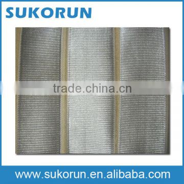 foldable flame retardant knitting curtain for bus