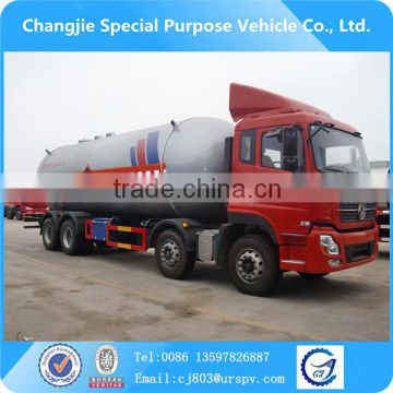 Hot sale cheap price high quality Q345R/Q370R dongfeng 8x4 34.5cbm 34.5m3 lpg truck,lpg tank truck,mobile lpg truck