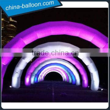 cheap rainbow used inflatable advertising finish line arch rental inflatable arch for sale