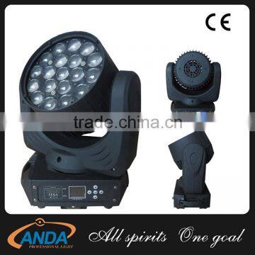 2016 Factory Direct 19*12w RGBW 4in1 LED Moving Head Zoom Light,Zoom LED Wash Light photo-2