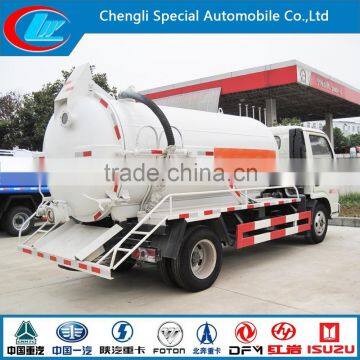 Factory Make Dongfeng Waste Sewage Truck 6cbm dongfeng suction truck 4X2 8CBM dongfeng vacuum truck sale