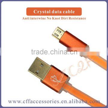 Candy Color Metal Aluminium Driver Download USB Data Cable for iPhone Cable