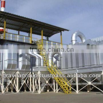 Battery recycling plant Pollution control equipment