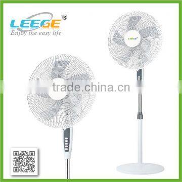 FS40-68 16" White Stand fan with 5 PP Blades