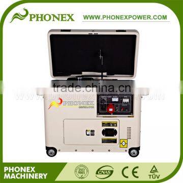Phonex 5 Silent Diesel Generator Price 186FA 10HP Diesel Generator Set 3 Phase Diesel Generator