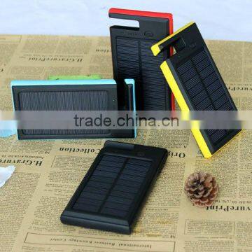 2016 New Product High Capacity Waterproof Solar Power Bank