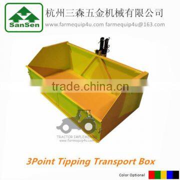 7TTBX - 3 Point Tipping Transport Box Tractor 3point implements with CE