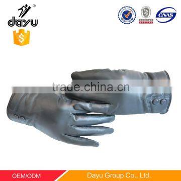Women Cotton Leather Hand Low Price Gloves Shiny Softshell Ladies Leather Hand Gloves Keep Warm Long Real Leather Hand Gloves