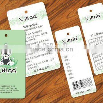 Various Garment Paper Hang Tags