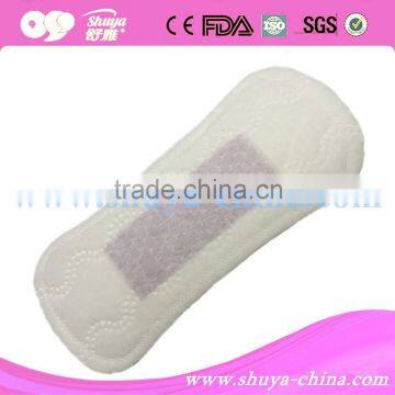 OEM Herbal perfumed Anion cotton panty liner 155mm