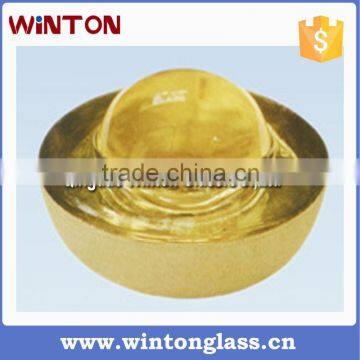 Durable cat eye reflective road stud in high purity