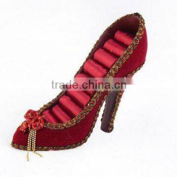 good designs multifunction firm shoes shape jewelry display wholesale