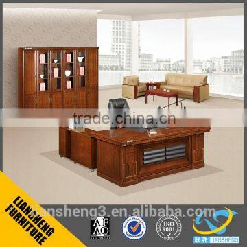 New Design Traditional Executive Desk MDF office table with side return