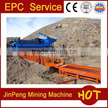 Customized Alluvial Gold Trommel for Alluvial Gold Washing Plant